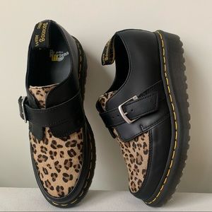 RAMSEY MONK LEOPARD PLATFORM DR MARTENS